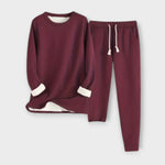 Conjunto de lã térmica feminino