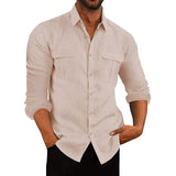 Camisa de Botão - Tecido Respirável masculino