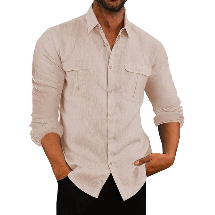Camisa de Botão - Tecido Respirável masculino