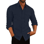 Camisa de Botão - Tecido Respirável masculino