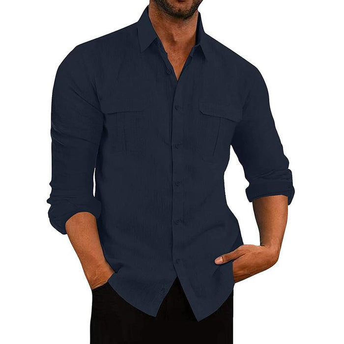 Camisa de Botão - Tecido Respirável masculino