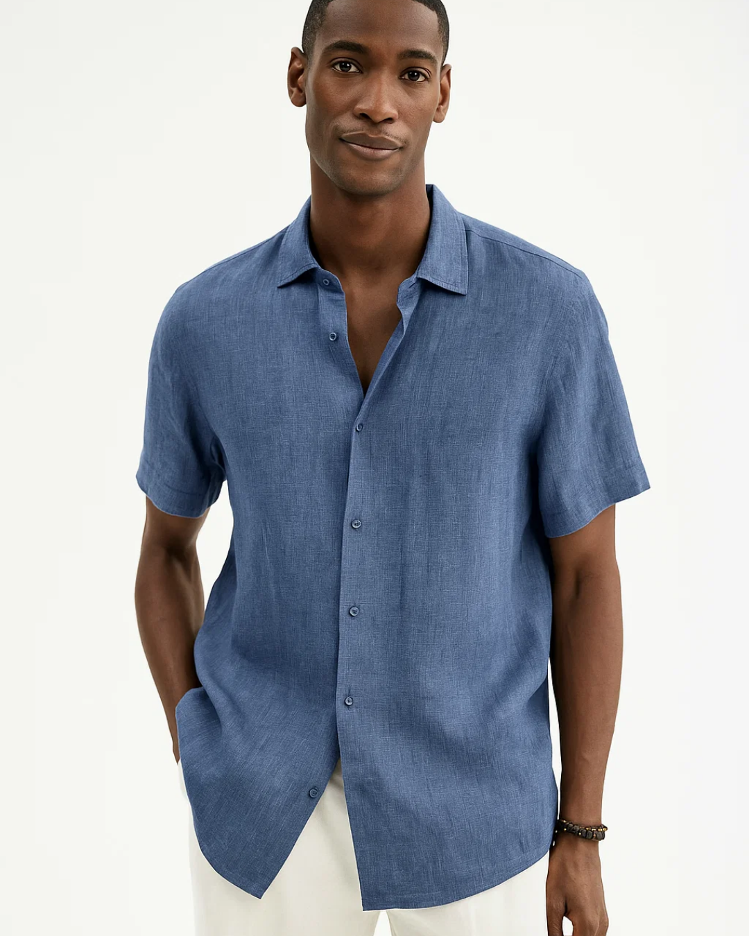 Camisa de Botão - Colarinho Aberto masculino