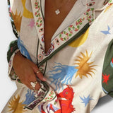 Conjunto de duas peças elegante feminino