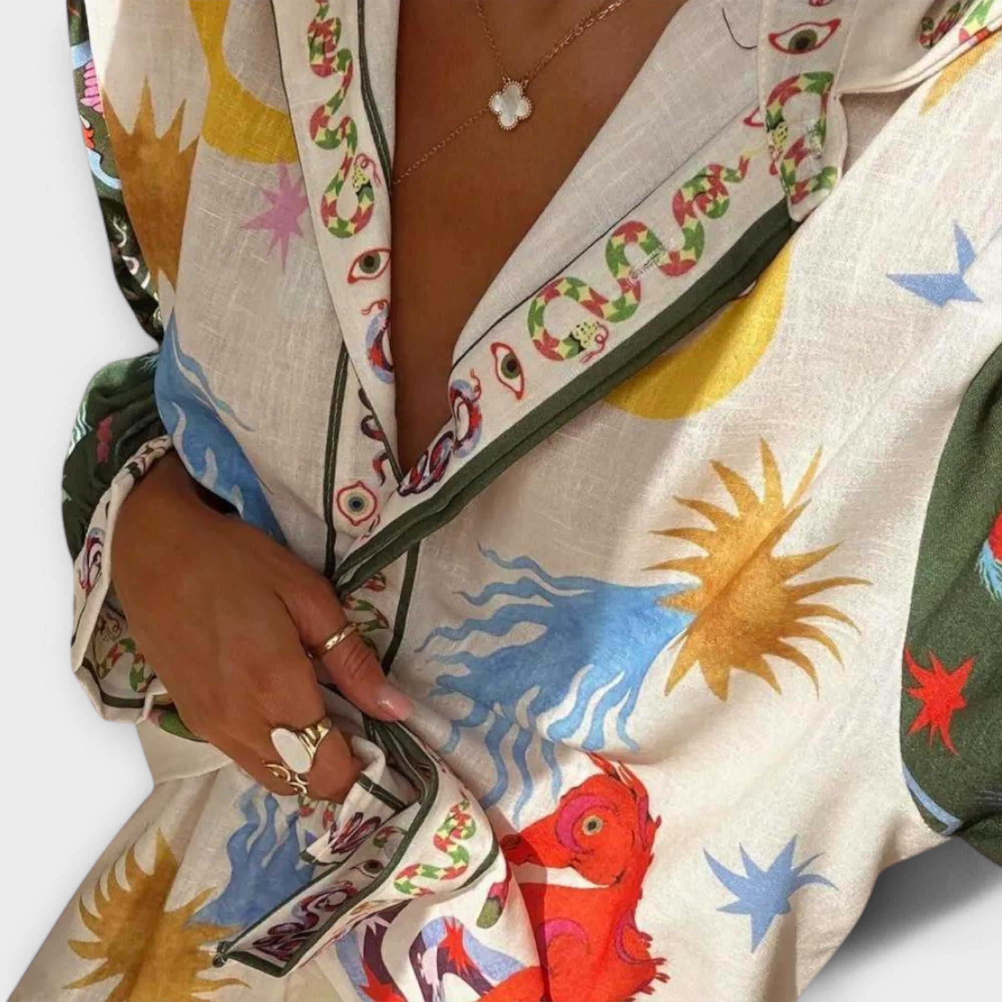 Conjunto de duas peças elegante feminino