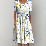 Vestido Midi com Camadas feminino
