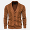 Cardigan Argyle Mistura Suave masculino