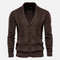 Cardigan Argyle Mistura Suave masculino