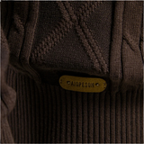 Cardigan Argyle Mistura Suave masculino