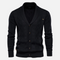 Cardigan Argyle Mistura Suave masculino
