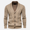 Cardigan Argyle Mistura Suave masculino