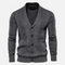Cardigan Argyle Mistura Suave masculino