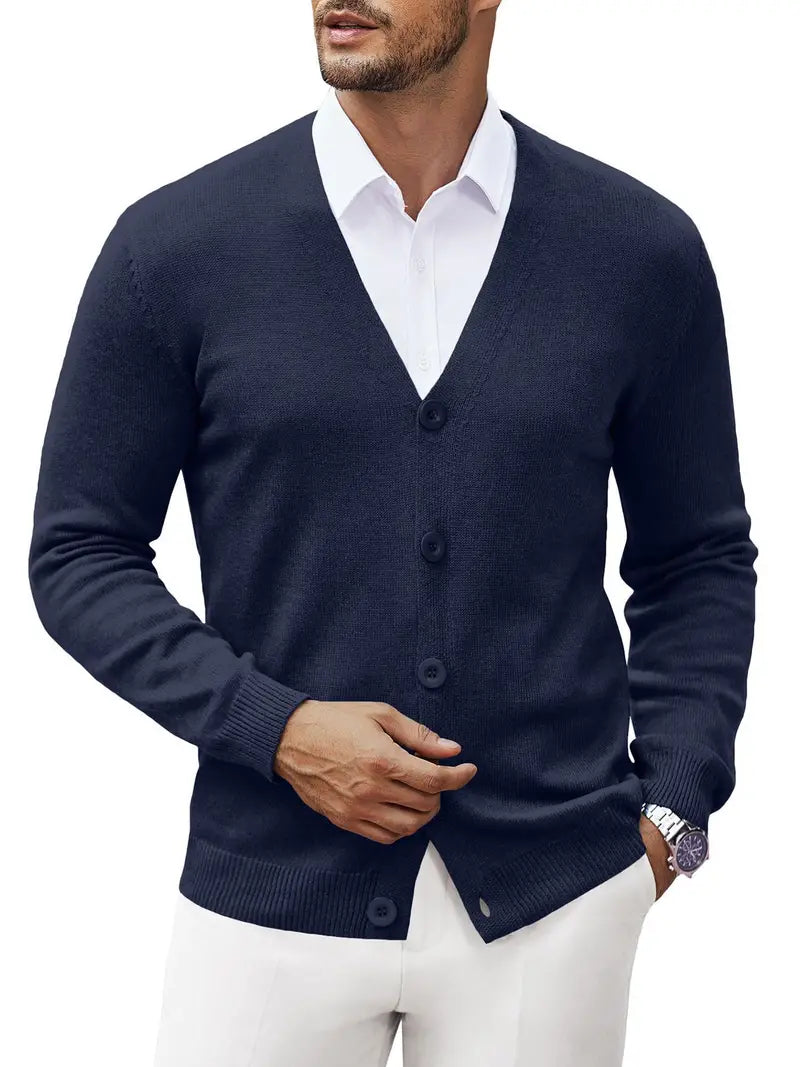 Cardigan Frontal Aberto masculino