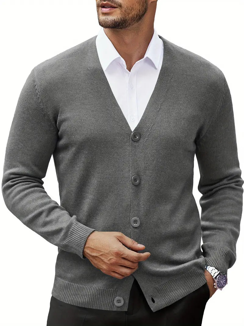 Cardigan Frontal Aberto masculino