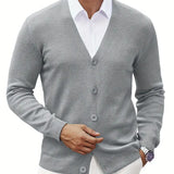 Cardigan Frontal Aberto masculino