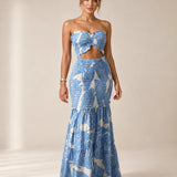Alessia | Conjunto Maxi Tropical com Laço Frontal