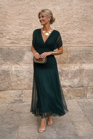 ANA | VESTIDO FLUIDO E SOFISTICADO