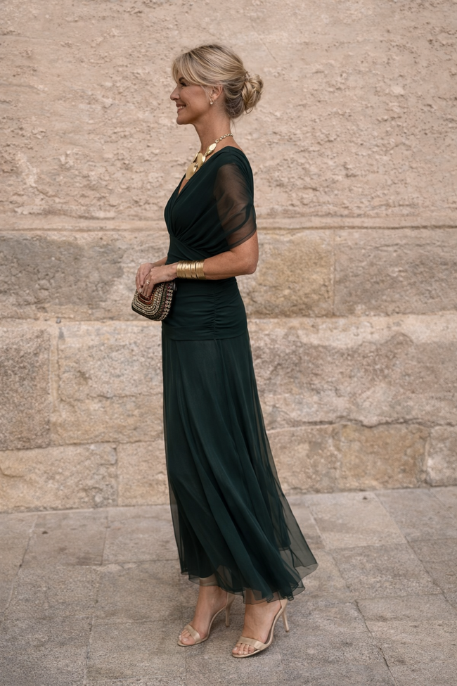 ANA | VESTIDO FLUIDO E SOFISTICADO
