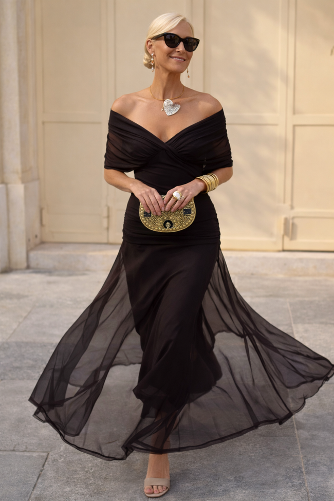 ANA | VESTIDO FLUIDO E SOFISTICADO
