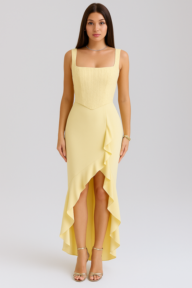Vestido Corset em Cetim feminino