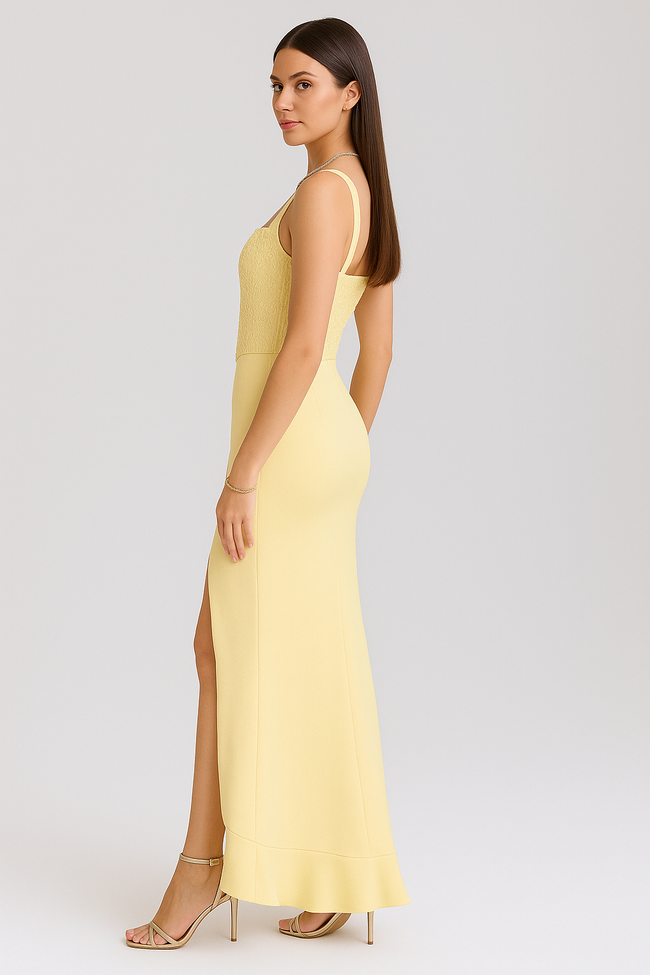 Vestido Corset em Cetim feminino