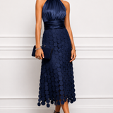 Vestido midi Céline de cerimónia elegante