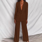 Elegante Blazer e Calças feminino