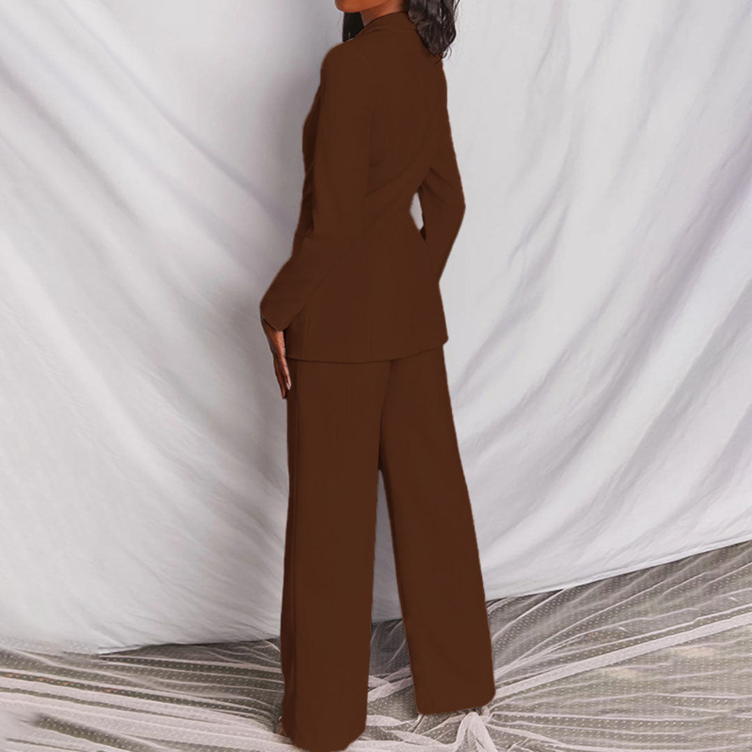 Elegante Blazer e Calças feminino