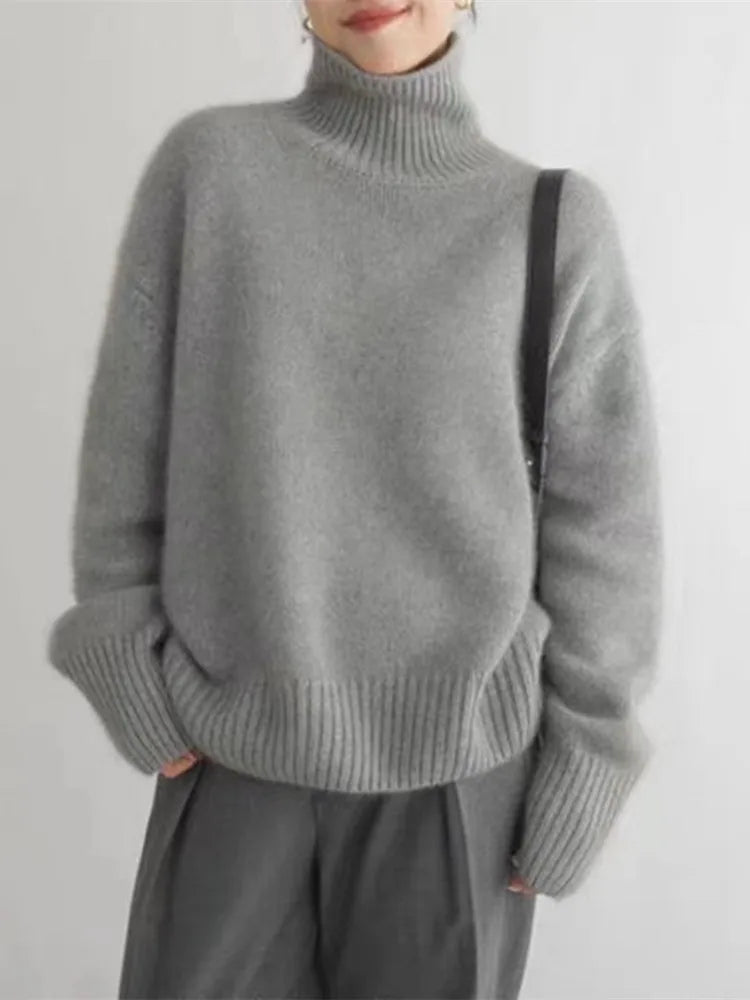 Isabel - Camisola de Inverno em Lã feminino