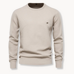 Miguel - Pullover Gola Redonda Canelado masculino