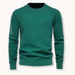 Miguel - Pullover Gola Redonda Canelado masculino