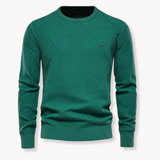 Miguel - Pullover Gola Redonda Canelado masculino