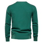 Miguel - Pullover Gola Redonda Canelado masculino