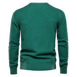 Miguel - Pullover Gola Redonda Canelado masculino