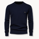 Miguel - Pullover Gola Redonda Canelado masculino