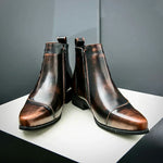 Botas Elegantes em Couro masculino