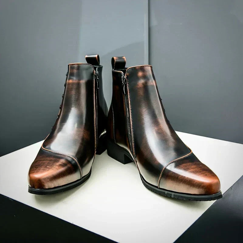 Botas Elegantes em Couro masculino
