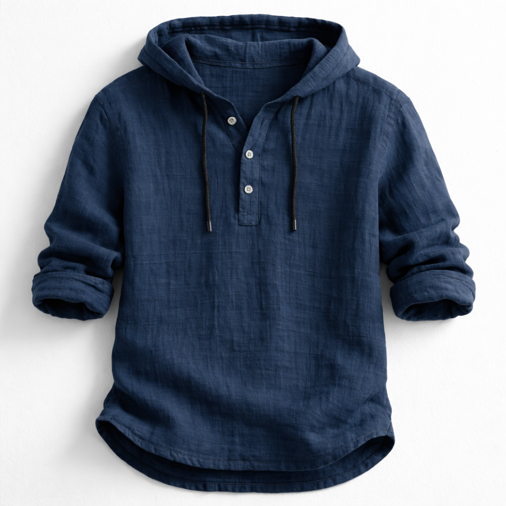 Daniel - Camisola de Linho com Gorro