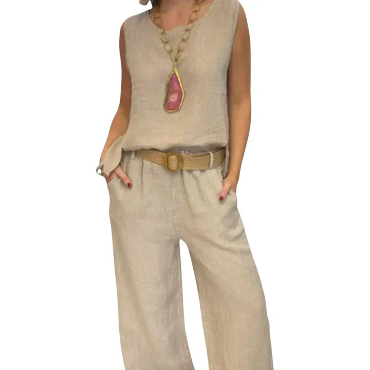 Raquel | Conjunto boho de corte descontraído