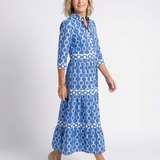 Vestido Lorena Midi Corrente Elegante