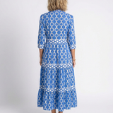 Vestido Lorena Midi Corrente Elegante