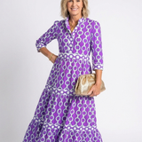 Vestido Lorena Midi Corrente Elegante