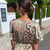 Vestido Floral com Plissado feminino