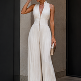 Bianca – Macacão Plissado Elegante