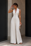 Bianca – Macacão Plissado Elegante