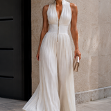 Bianca – Macacão Plissado Elegante