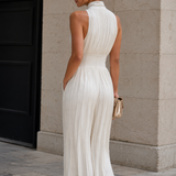 Bianca – Macacão Plissado Elegante