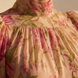 Matilde | Vestido Maxi Floral de Gola Alta