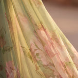 Leonor | Vestido Maxi Halter com Estampado Floral