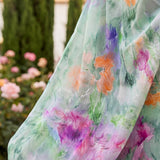 Emília | Vestido Midi Floral de Ombros Descobertos