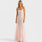 Vestido maxi em renda floral feminino